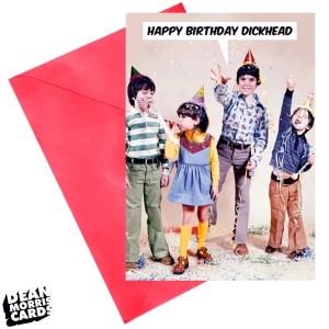 DMU216 Gift card - Happy birthday dickhead